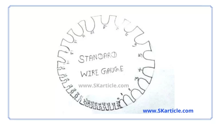 Standard wire Gauge Free Hand Sketch | ED 2nd Year