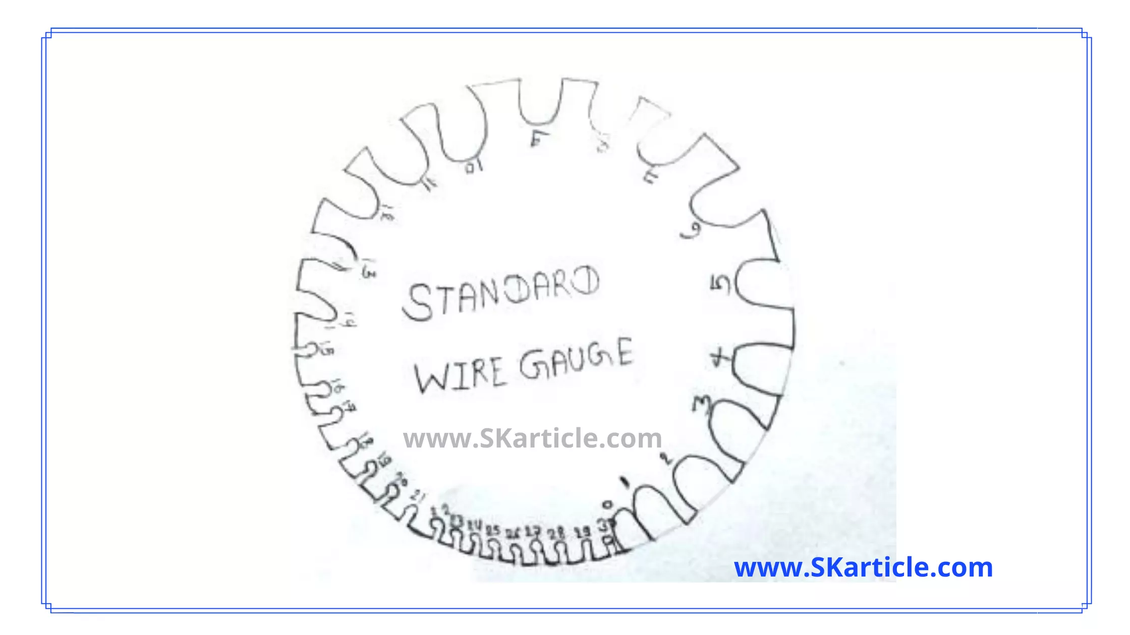 Details 70+ standard wire gauge sketch in.starkid.edu.vn